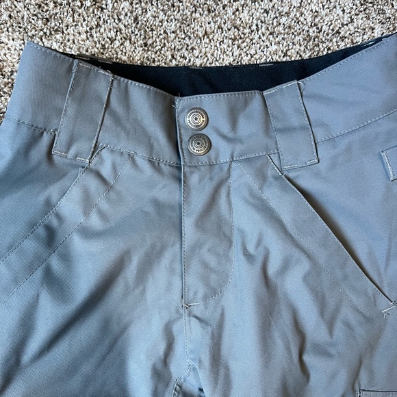 DC Banshee boys Grey waterproof snowboarding snow pants size 8/xs - Picture 3 of 13